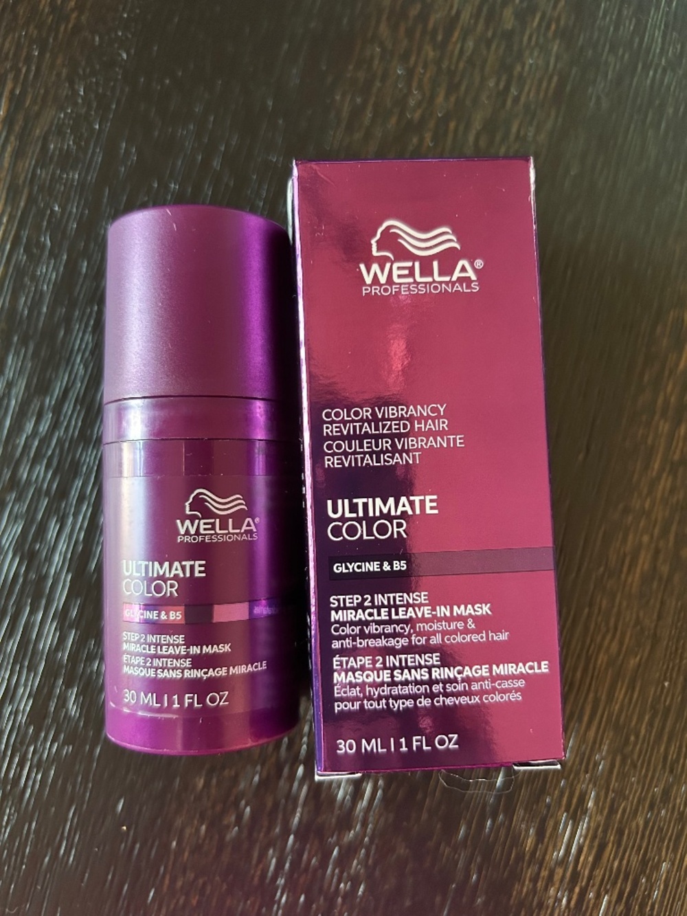 NIB Wella Professionals Ultimate Color Miracle Leave In Mask Travel Size 1 oz